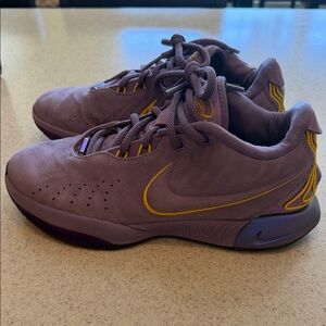 Nike Athletic Shoes in Purple and Yellow